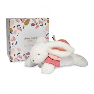 Happy Boho Bunny Lovey in Gift Box