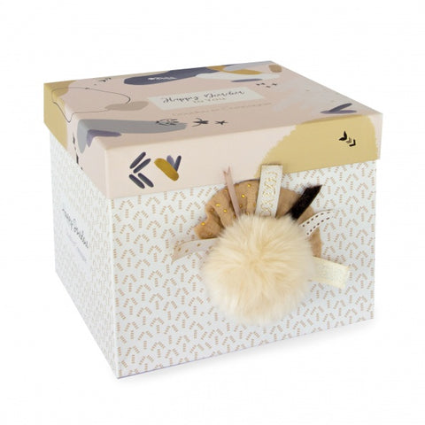 Happy Wild Bunny Lovey in Gift Box