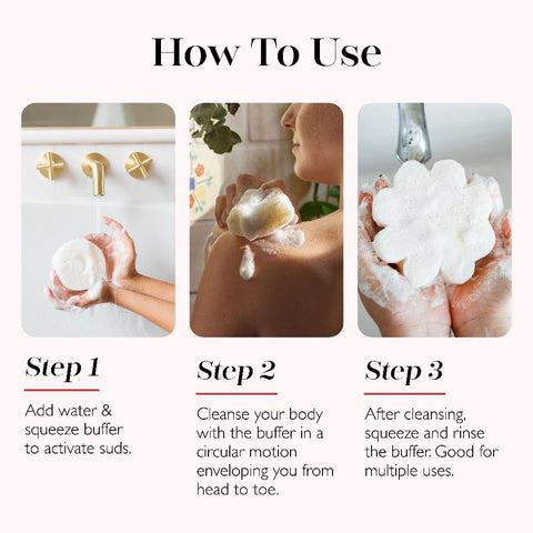 Morning Bloom Body Wash Infused Spongette