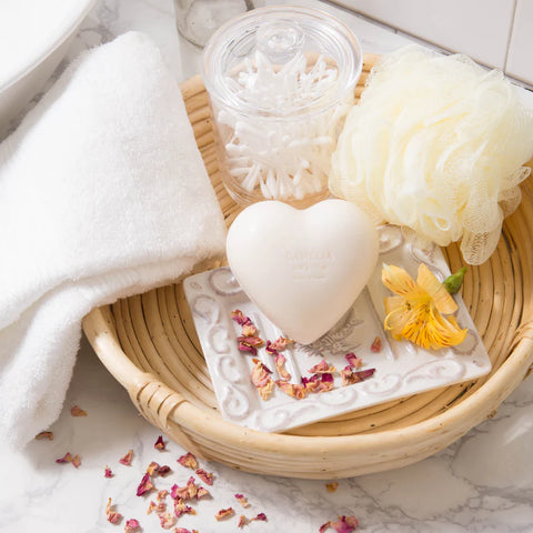Camellia Heart Soap Bar