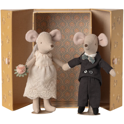 Wedding Mice Couple In Box