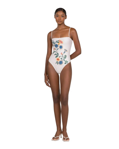 Durazno One-Piece Swimsuit in Brisa