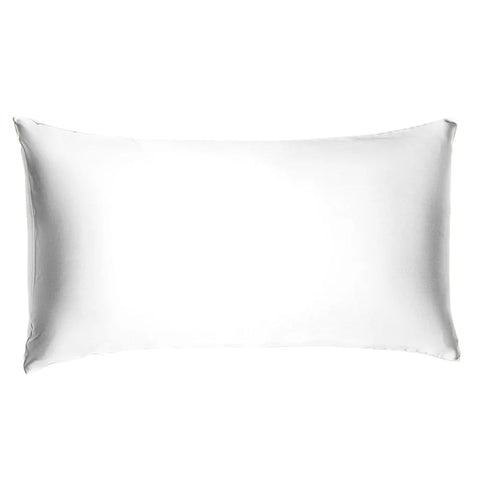 Silk Charmeuse King Pillowcase in White