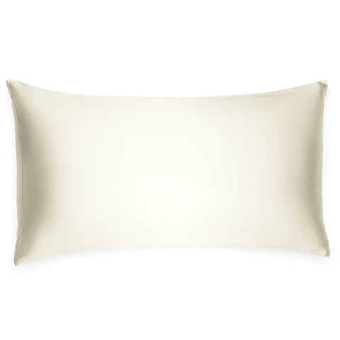 Silk Charmeuse King Pillowcase in Creme