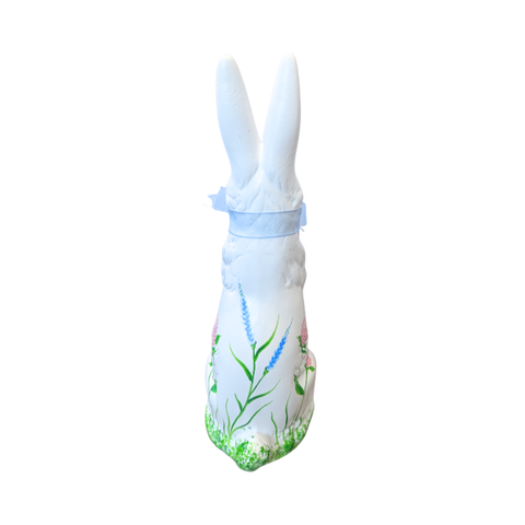 Meadow Flowers Hand Painted Standing Bunny