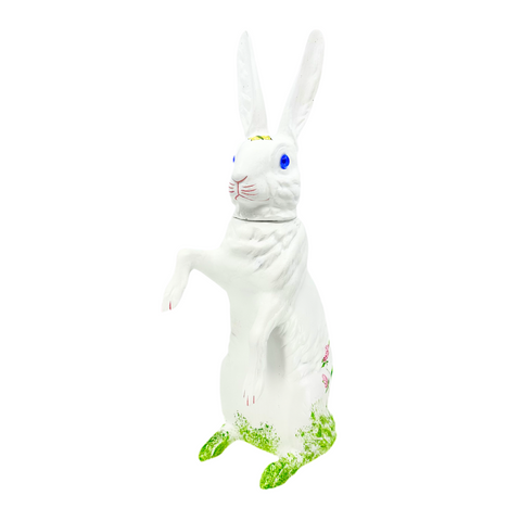 Meadow Flowers Hand Painted Standing Bunny Candy Container