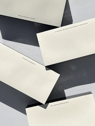 Artist + Writer Quote Notepad | Time is How You Spend Your Love