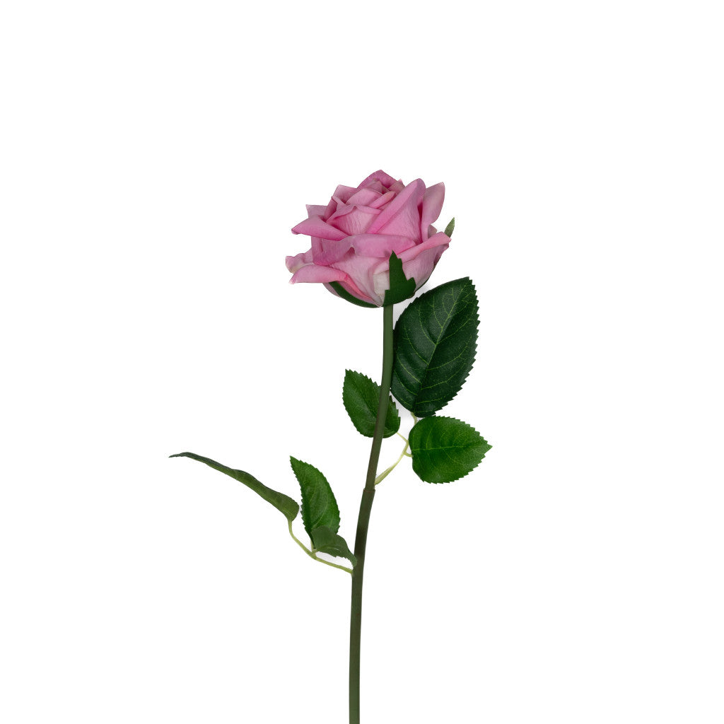 Real Touch Mauve Dutchess Rose Stem