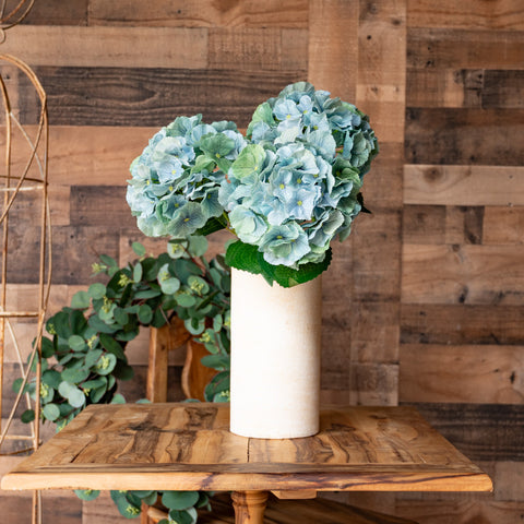 Real Touch Hydrangea Stem in Green Mist