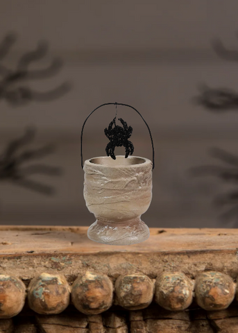 Resin Hand-Painted Mummy Egg Cup