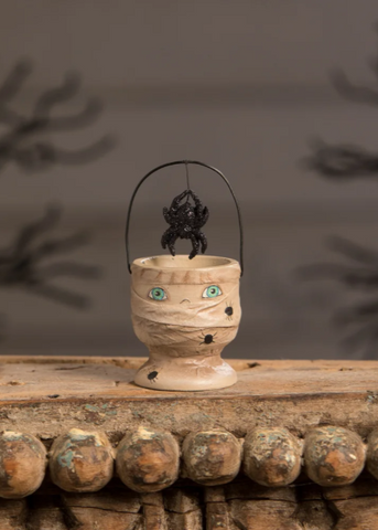 Resin Hand-Painted Mummy Egg Cup