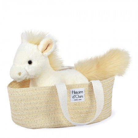 Palomino Horse in Carrier