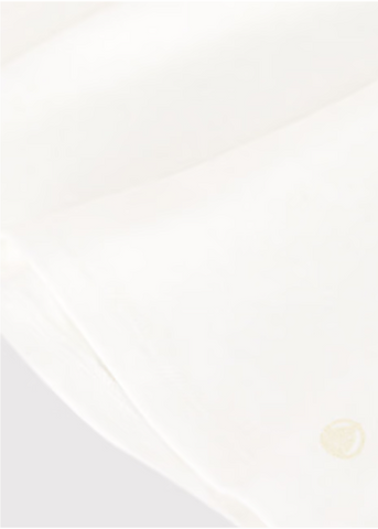 Solid Short Sleeve Crewneck Tee in White