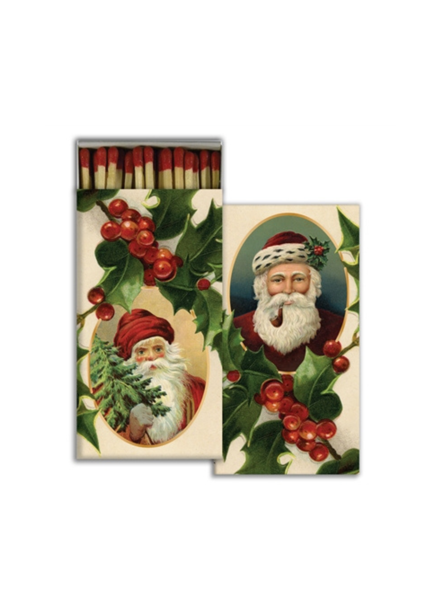 Santa + Holly Box of Matches