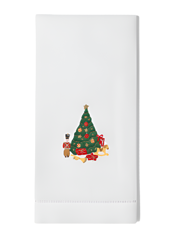 Toys under the Tree Embroidered Everyday Towel