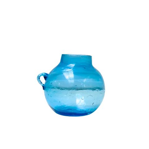 Boule Hanging Vase in Turquoise