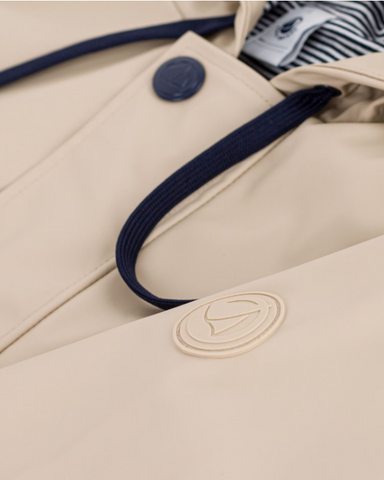 Essential Hooded Rain Jacket in Beige - Limited Edition Color