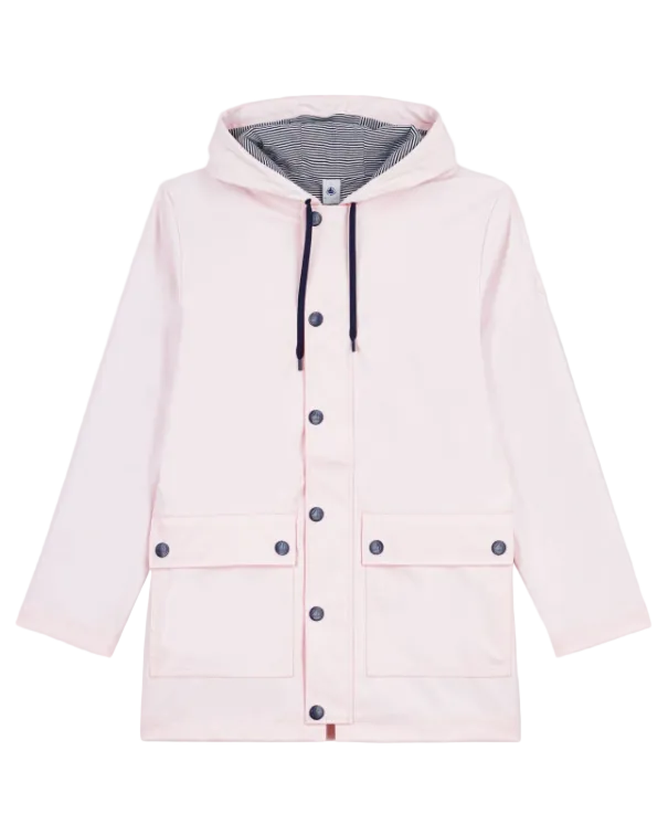 Essential Hooded Rain Jacket in Pale Pink - Limited Edition Color