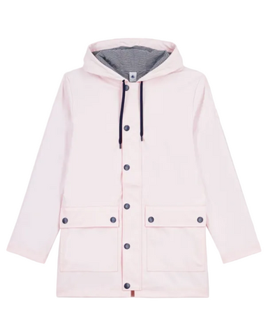 Essential Hooded Rain Jacket in Pale Pink - Limited Edition Color