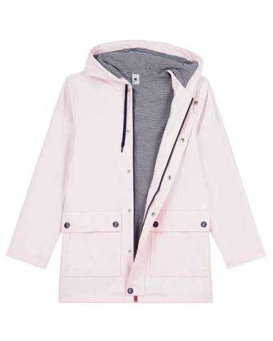 Essential Hooded Rain Jacket in Pale Pink - Limited Edition Color