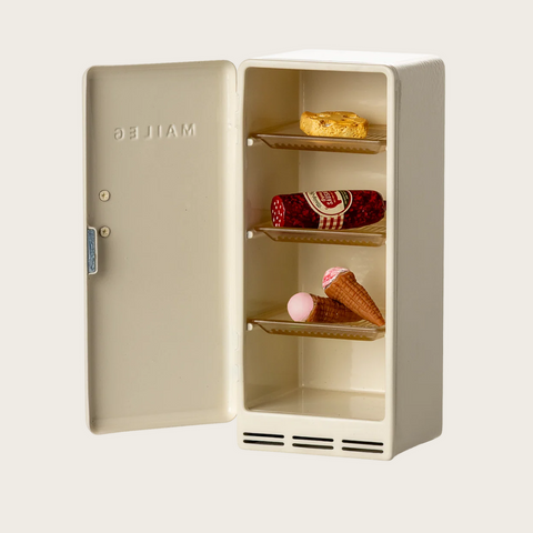 Little Friends Metal Fridge in Off White