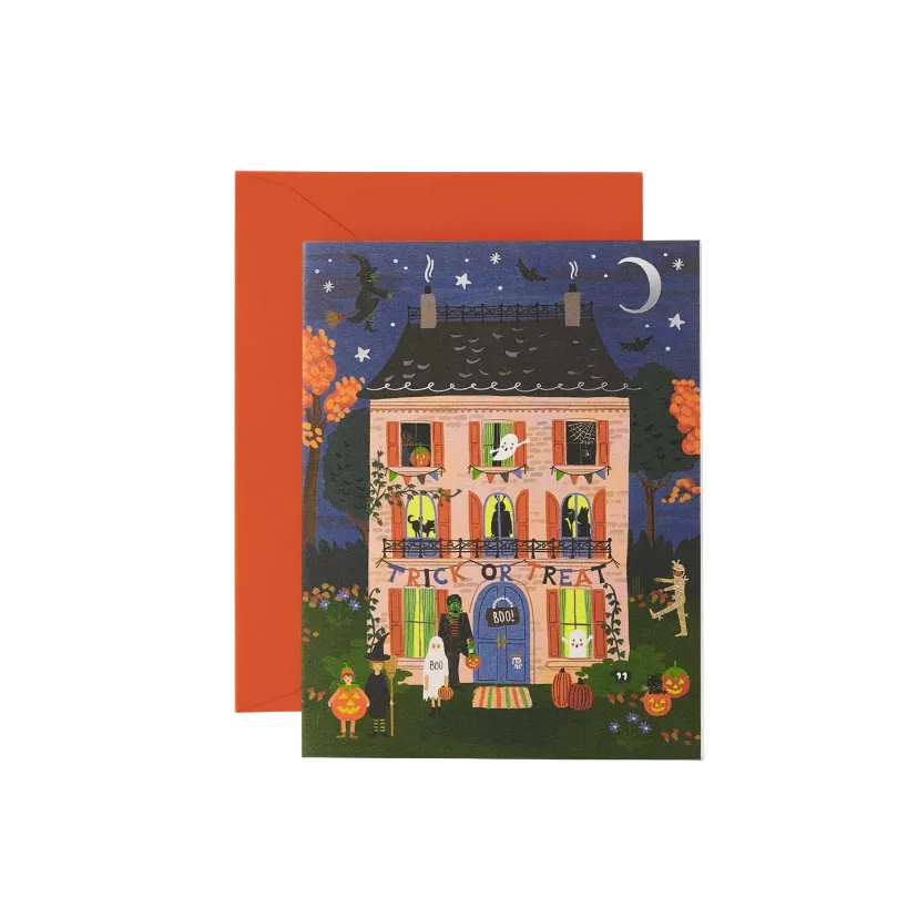 Haunted House Card