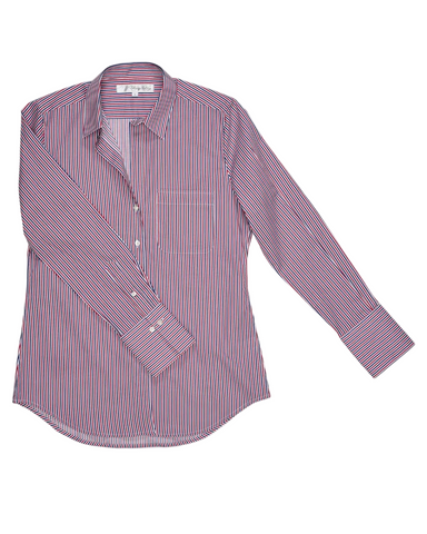 The 4.0 Long Sleeve Shirt In Ross Stripe