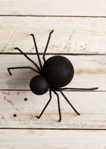 Black Flocked Spider