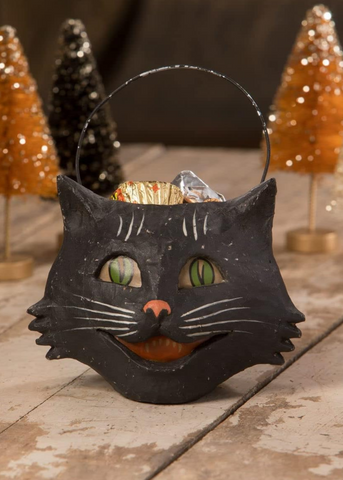 Vintage Happy Cat Petite Bucket