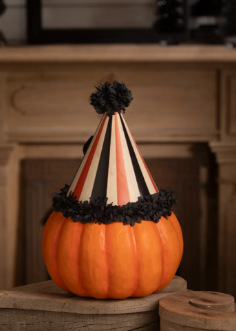 Papier Mache Boo Party Pumpkin