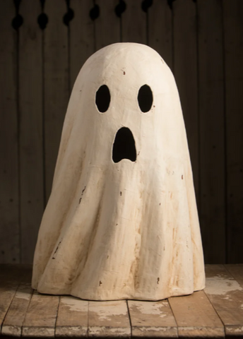 Grande Ghost Papier Mache  Luminary