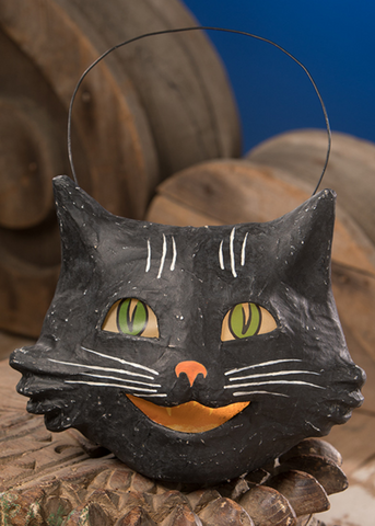 Vintage Happy Cat Bucket