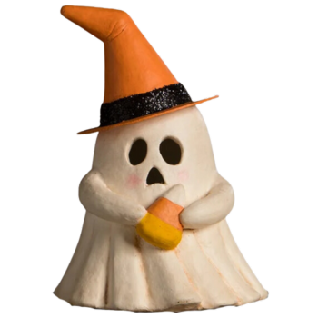 Witchy Ghost with Candy Corn