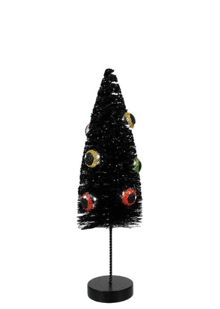 Eerie Eyeball Bottle Brush Tree Small