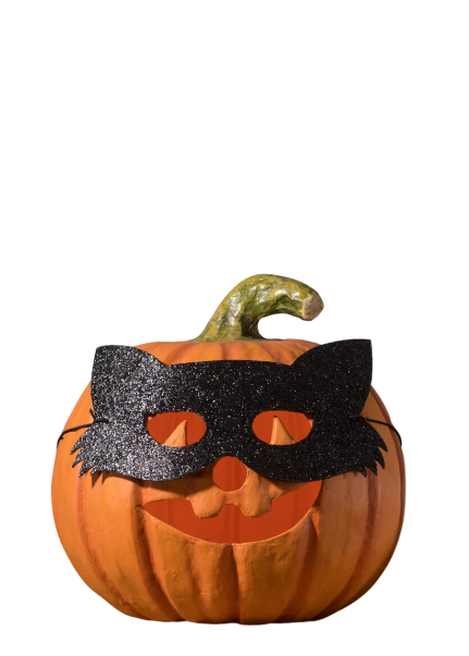 Cat Masquerade Pumpkin