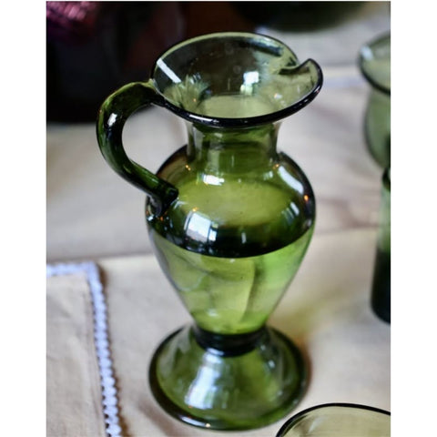 Vinum Vase in Smoke Green