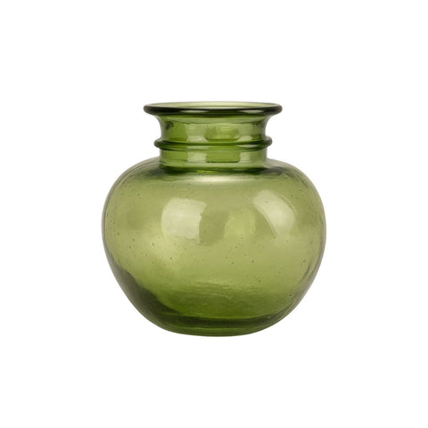 Crock Vase in Smoke Green