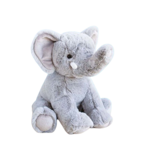 Petite Grey Elephant Stuffed Animal