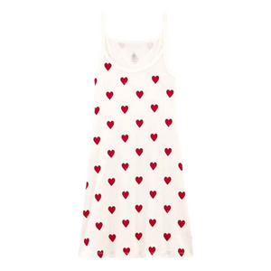 Heart Print Spaghetti Strap Nightgown