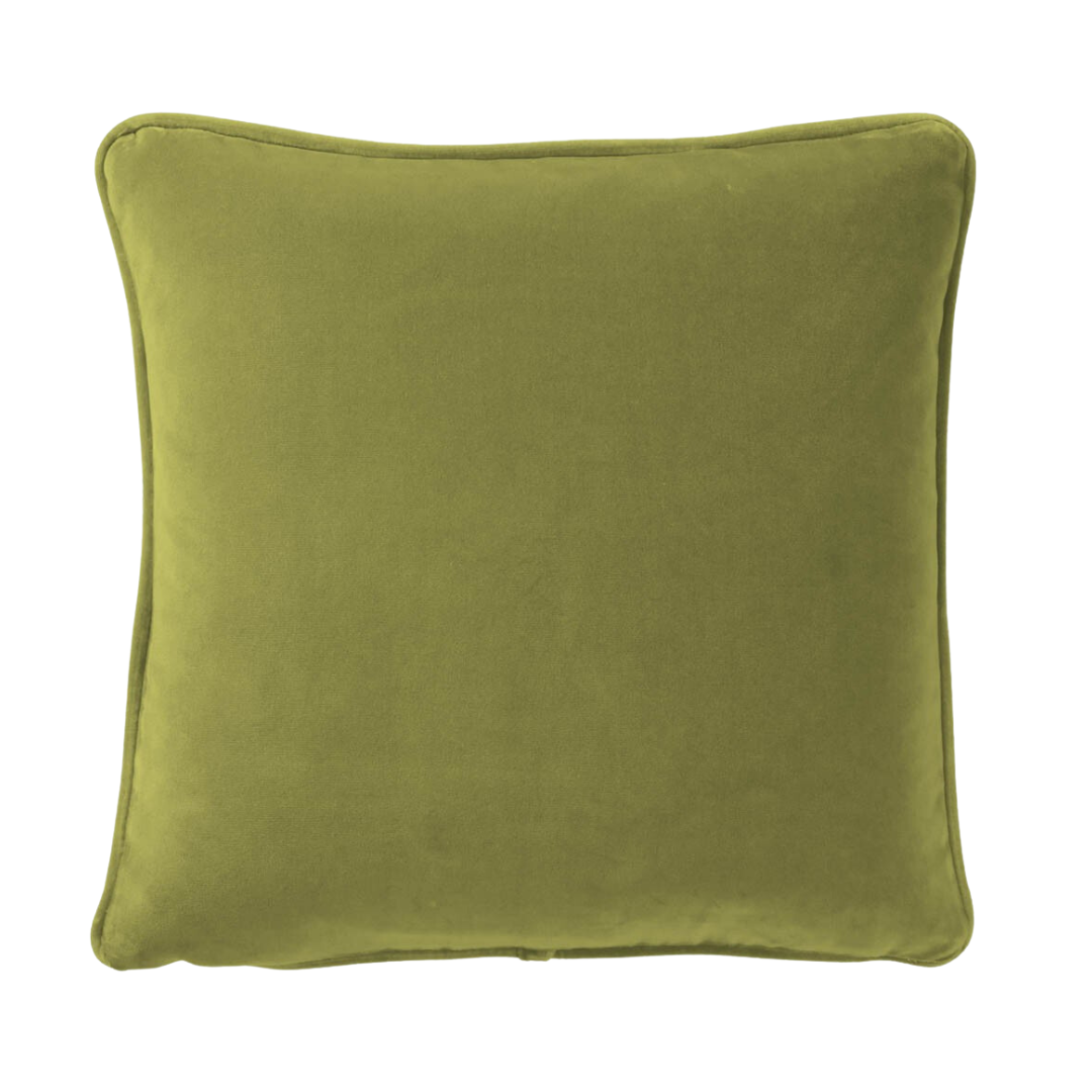 Divan Velour Decorative Pillow in Palme