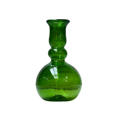 Laveno Montebello Vase in Olive Glass