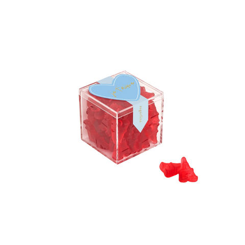 Je T'aime Raspberry Eieel Towers Small Candy Cube