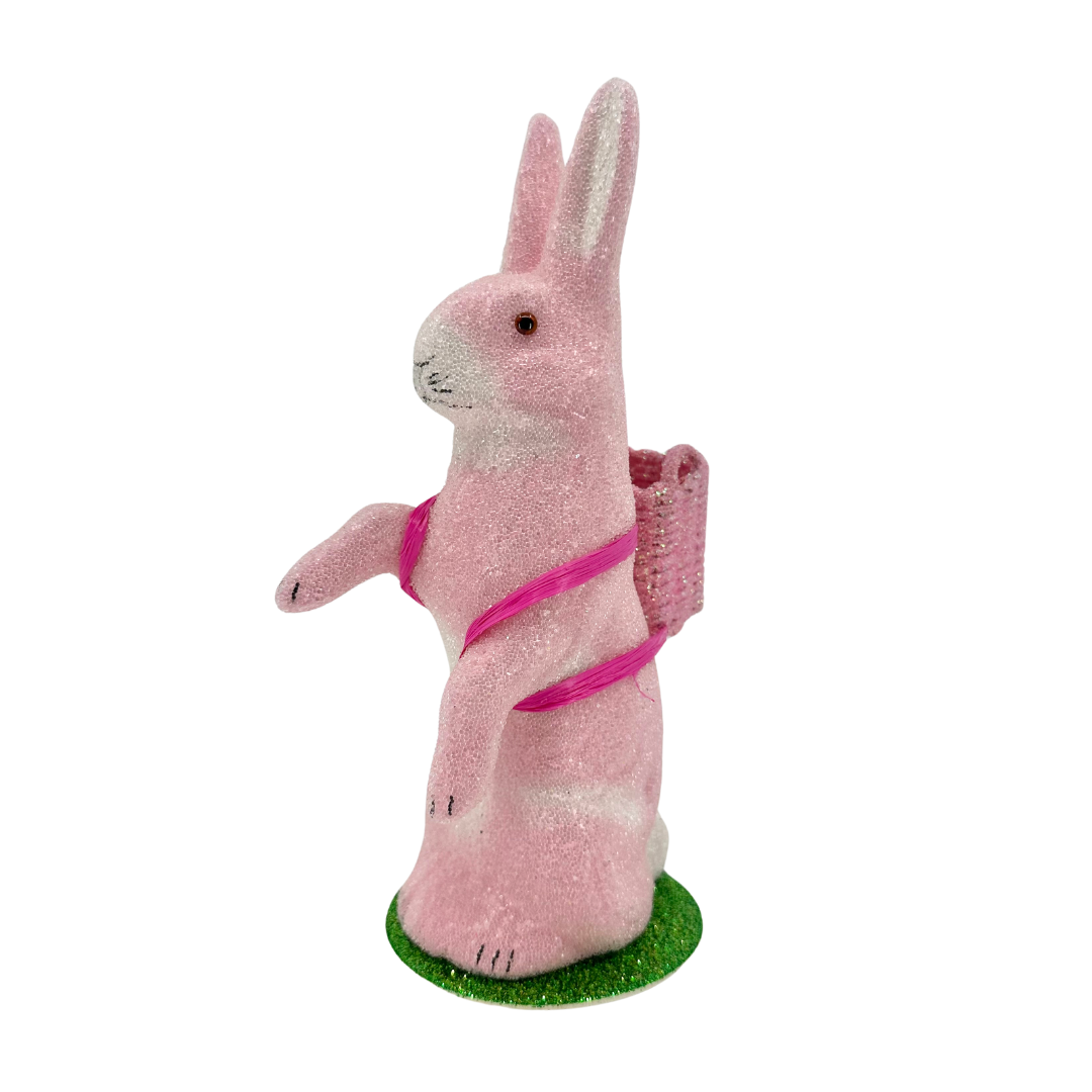 Beaded Bunny with Glitter Basket Backpack