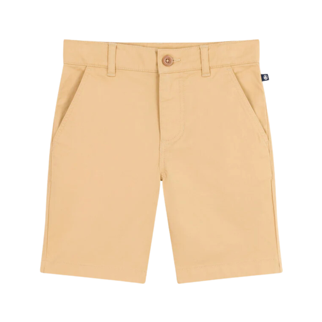 Cotton Chino Shorts in Khaki