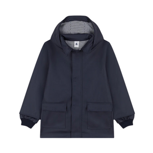 Children's Hooded Rain Jacket in Navy