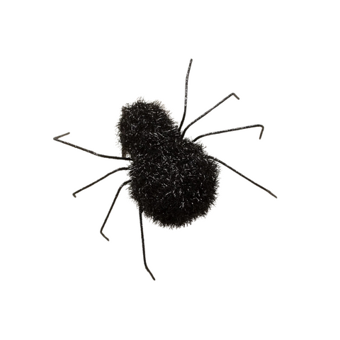 Large Tinsel Spider in Black