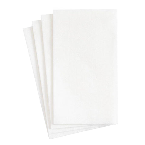 White Paper Linen Guest Towel Set