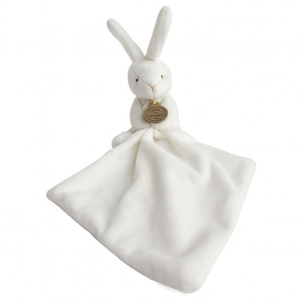 White Rabbit Lovey with Blankie