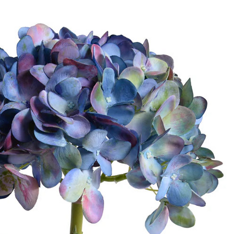Blue + Purple Hydrangea Stem