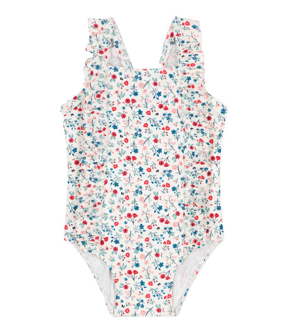 Meadow Flowers Print One-Piece Swimsuit